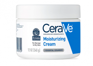 CeraVe Moisturizing Cream tub and pump bottle from the original review