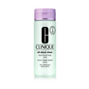 Clinique All About Clean Liquid Facial Soap bottle
