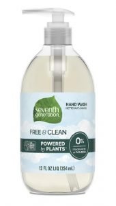 Seventh Generation Free & Clean Hand Wash bottle