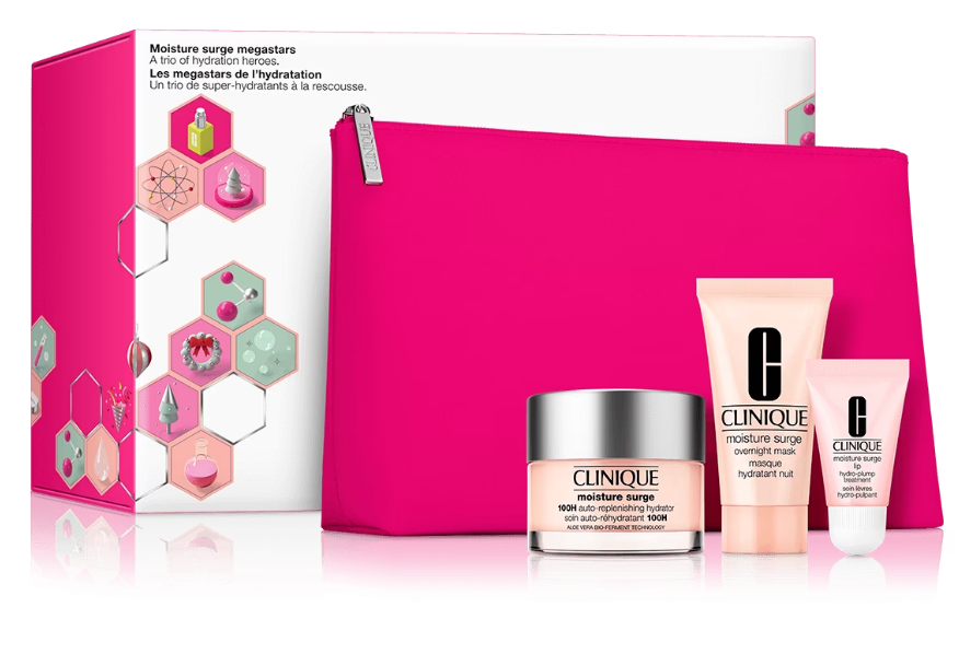 Clinique Fragrance-Free Moisture Surge Megastars Gift Set