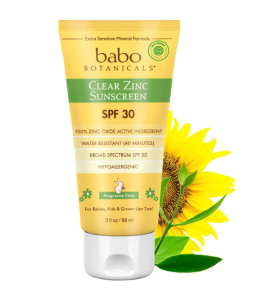 Babo Botanicals Sheer Zinc Mineral Sunscreen Lotion SPF 30