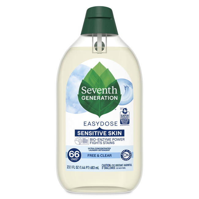 Seventh Generation EasyDose Ultra Concentrated Free & Clear laundry detergent